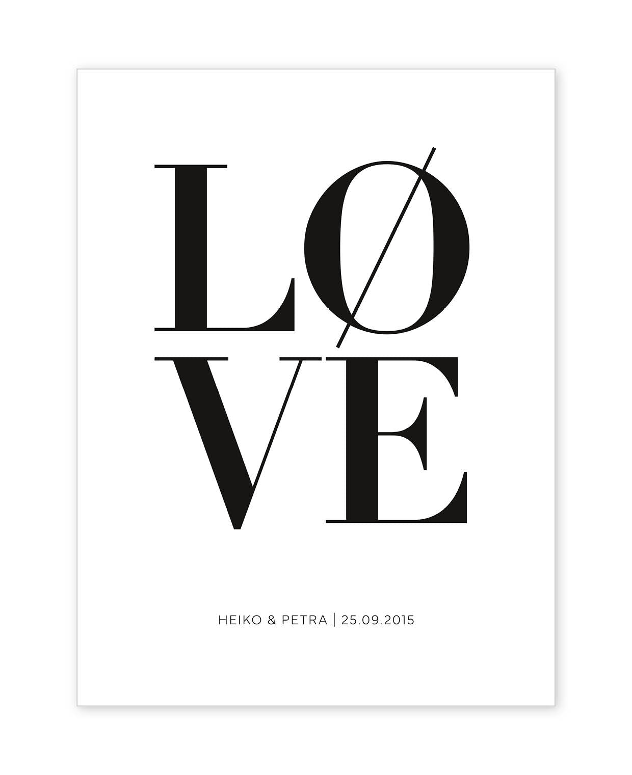Love Paarposter