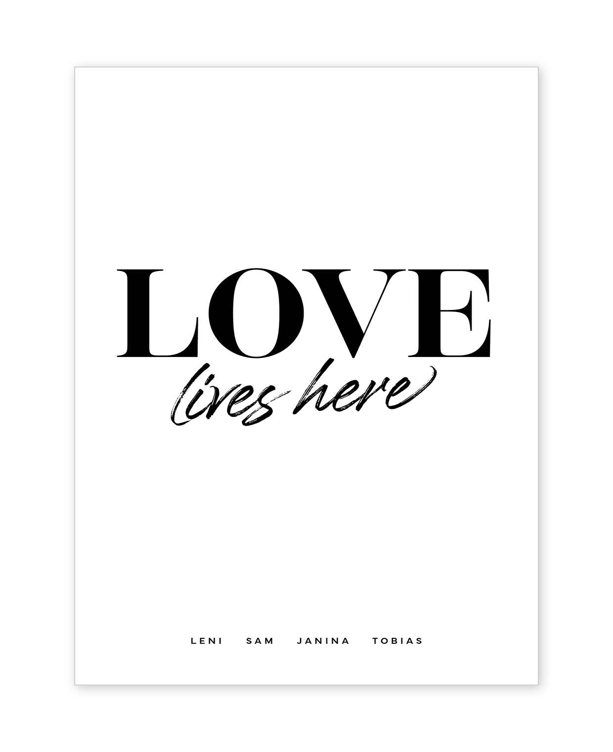 Love lives here Poster