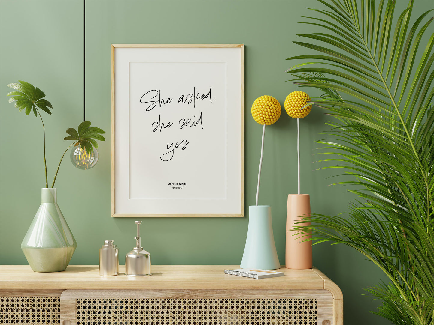 Verlobung (w&w) Paarposter