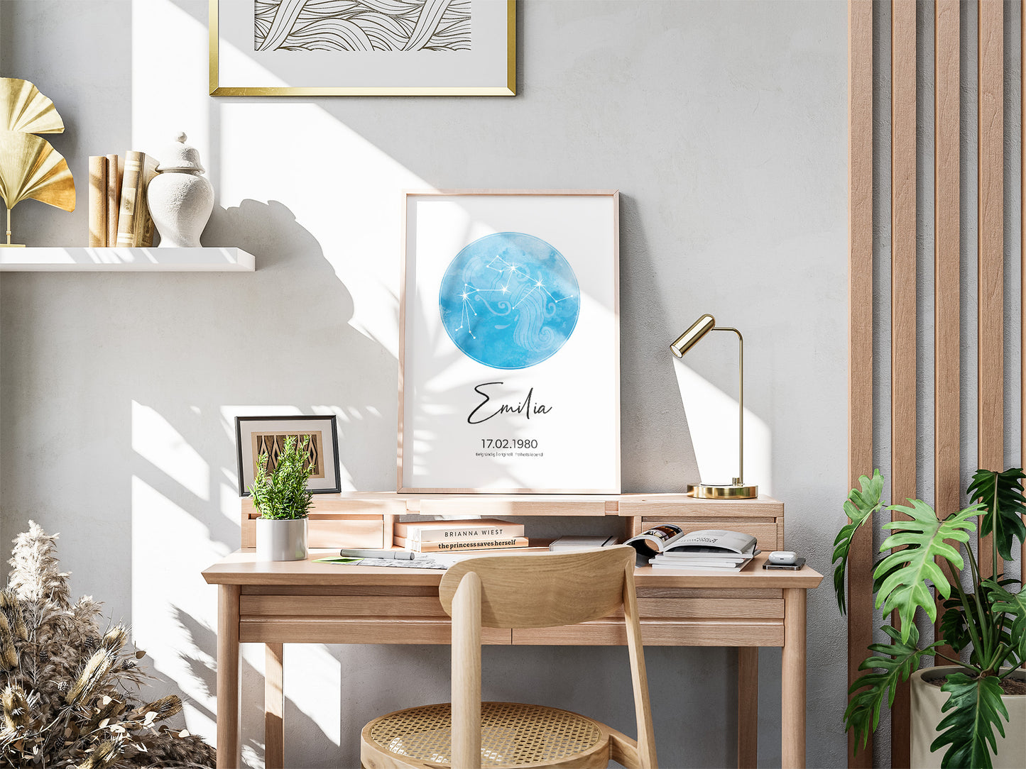 Wassermann Sternzeichenposter