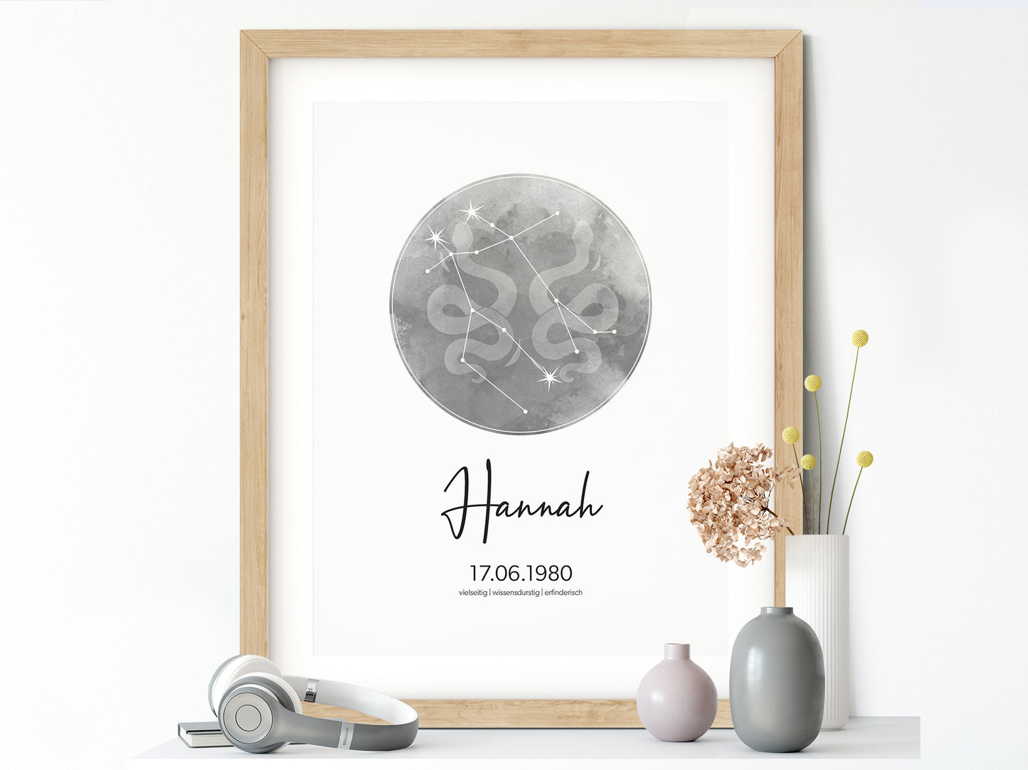 Zwilling Sternzeichenposter