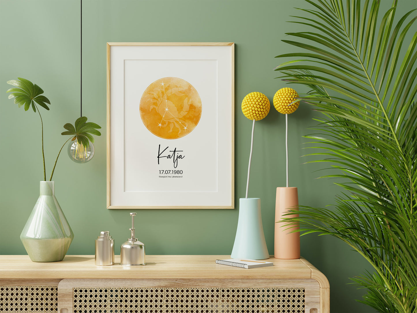 Krebs Sternzeichenposter