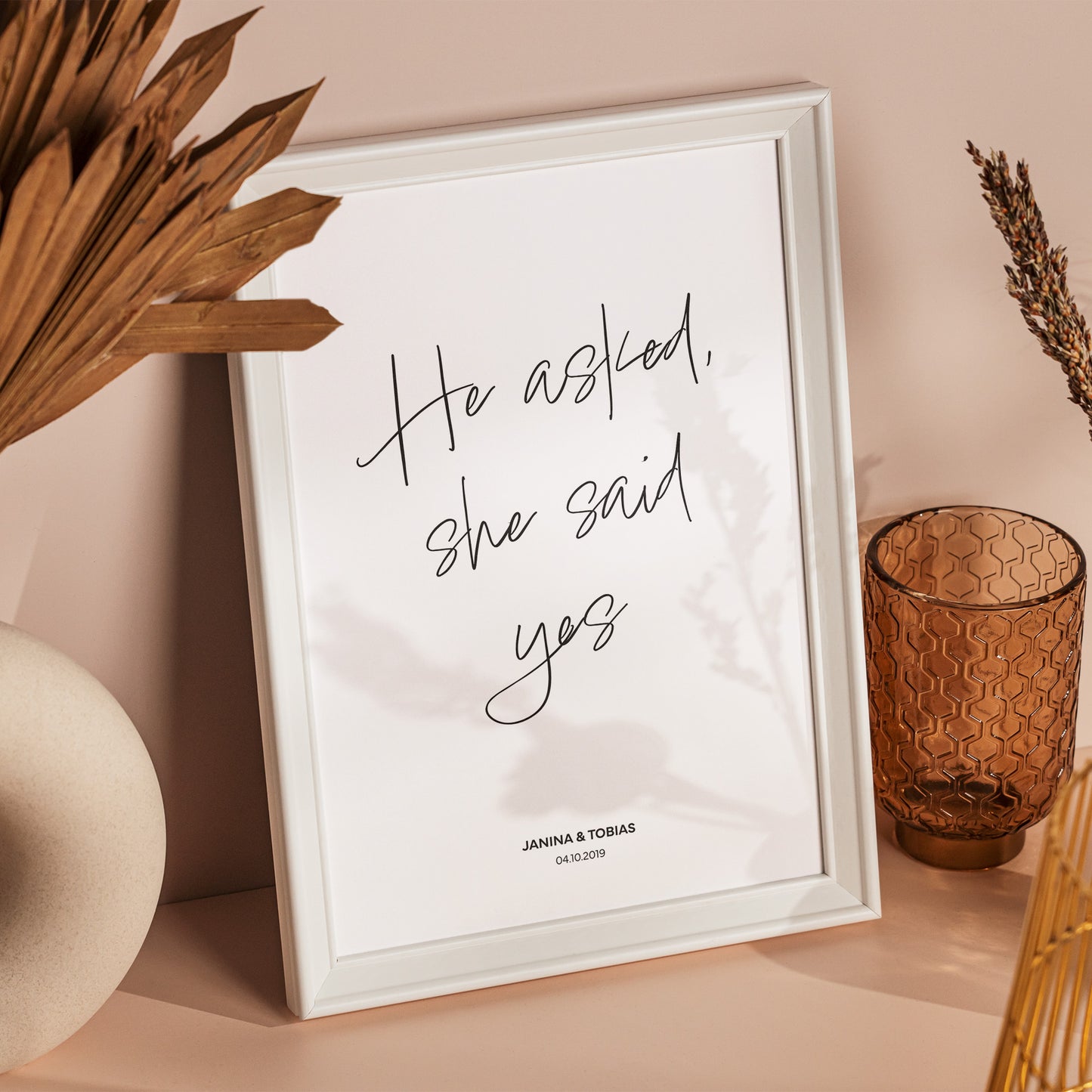 Verlobung (m&w) Paarposter
