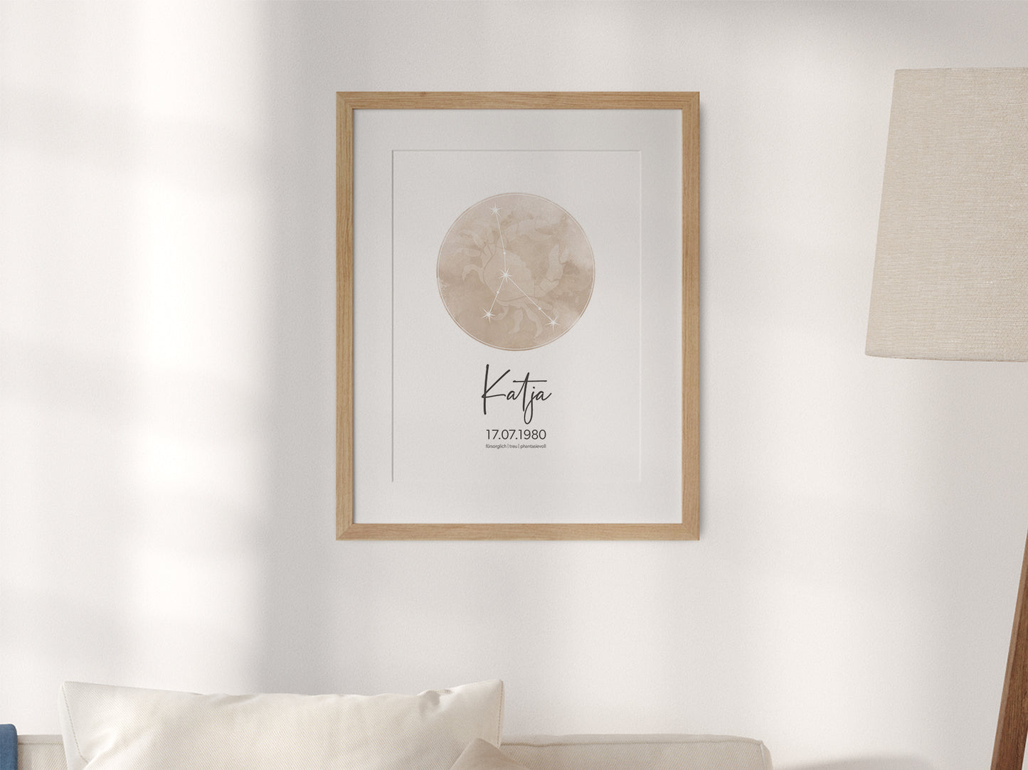Krebs Sternzeichenposter