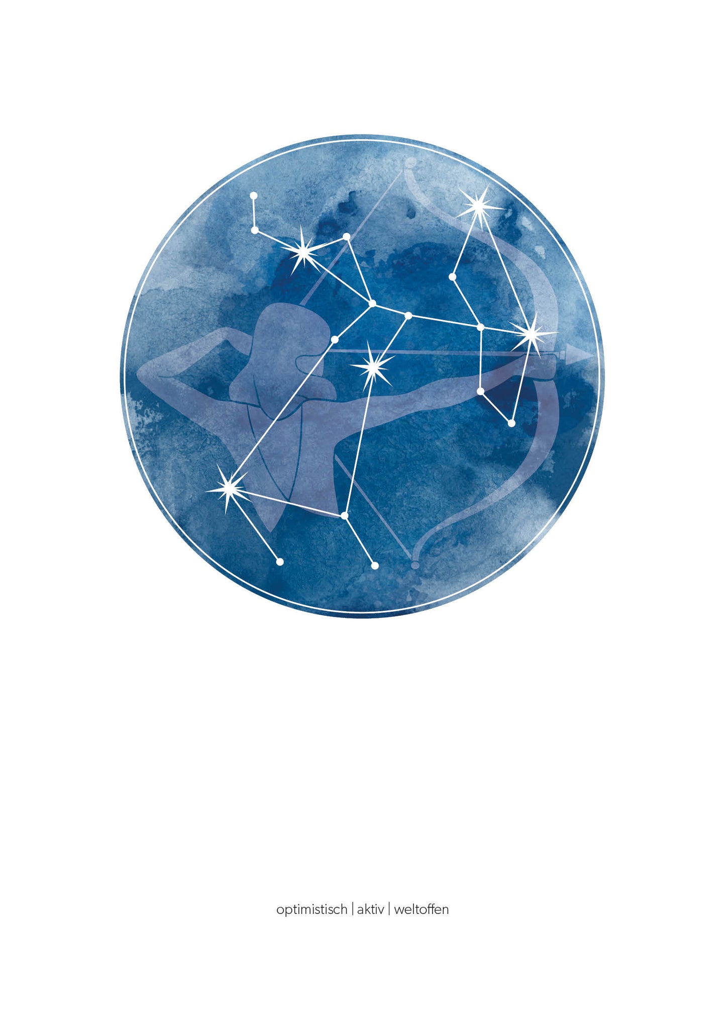 Schütze Sternzeichenposter