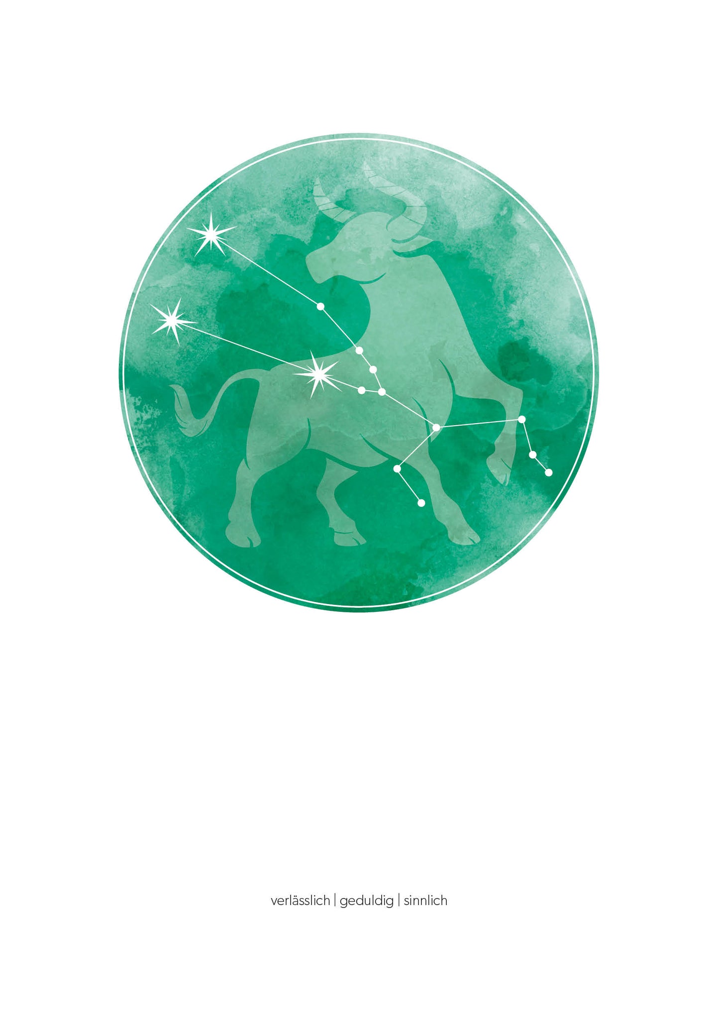 Stier Sternzeichenposter