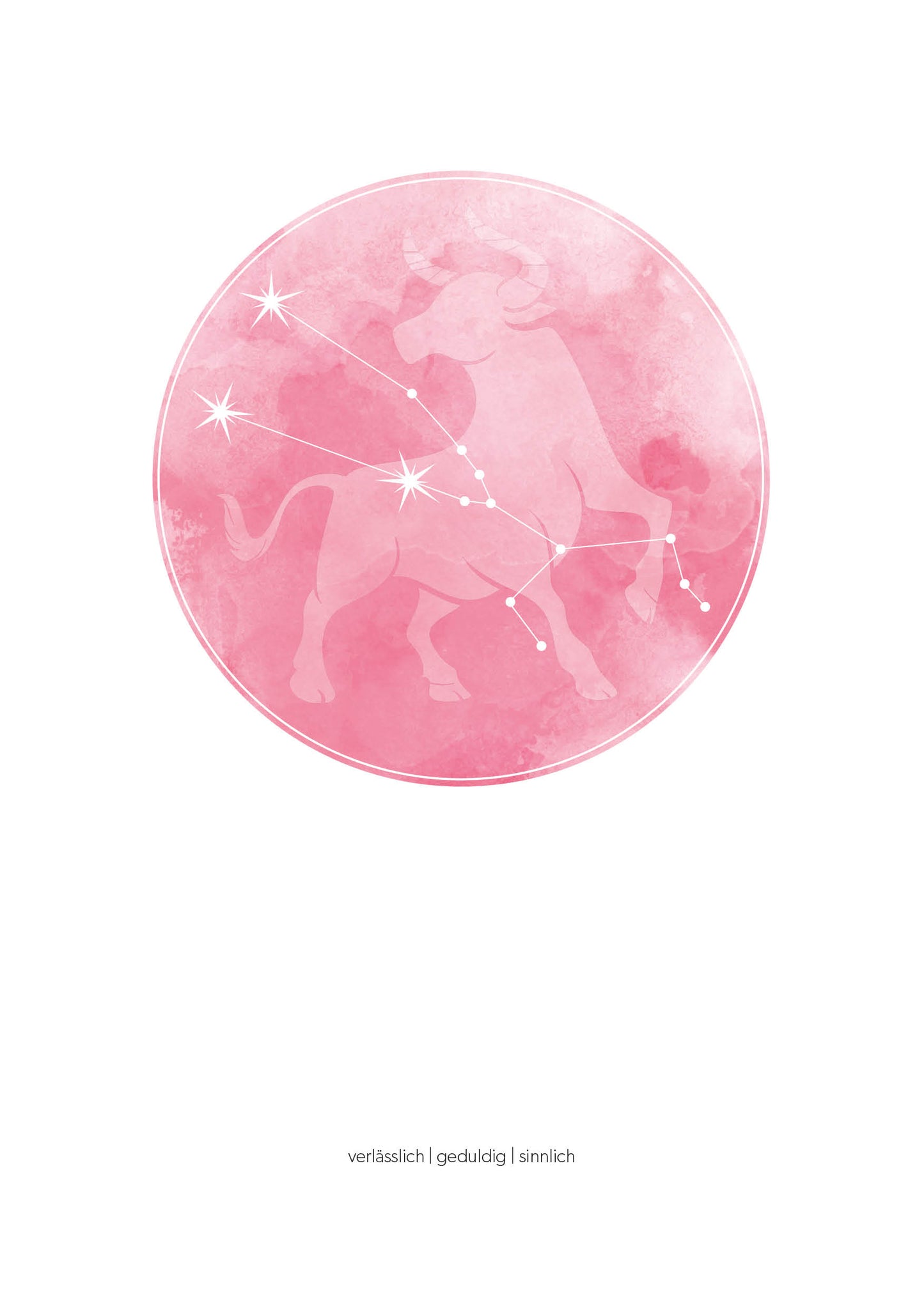 Stier Sternzeichenposter