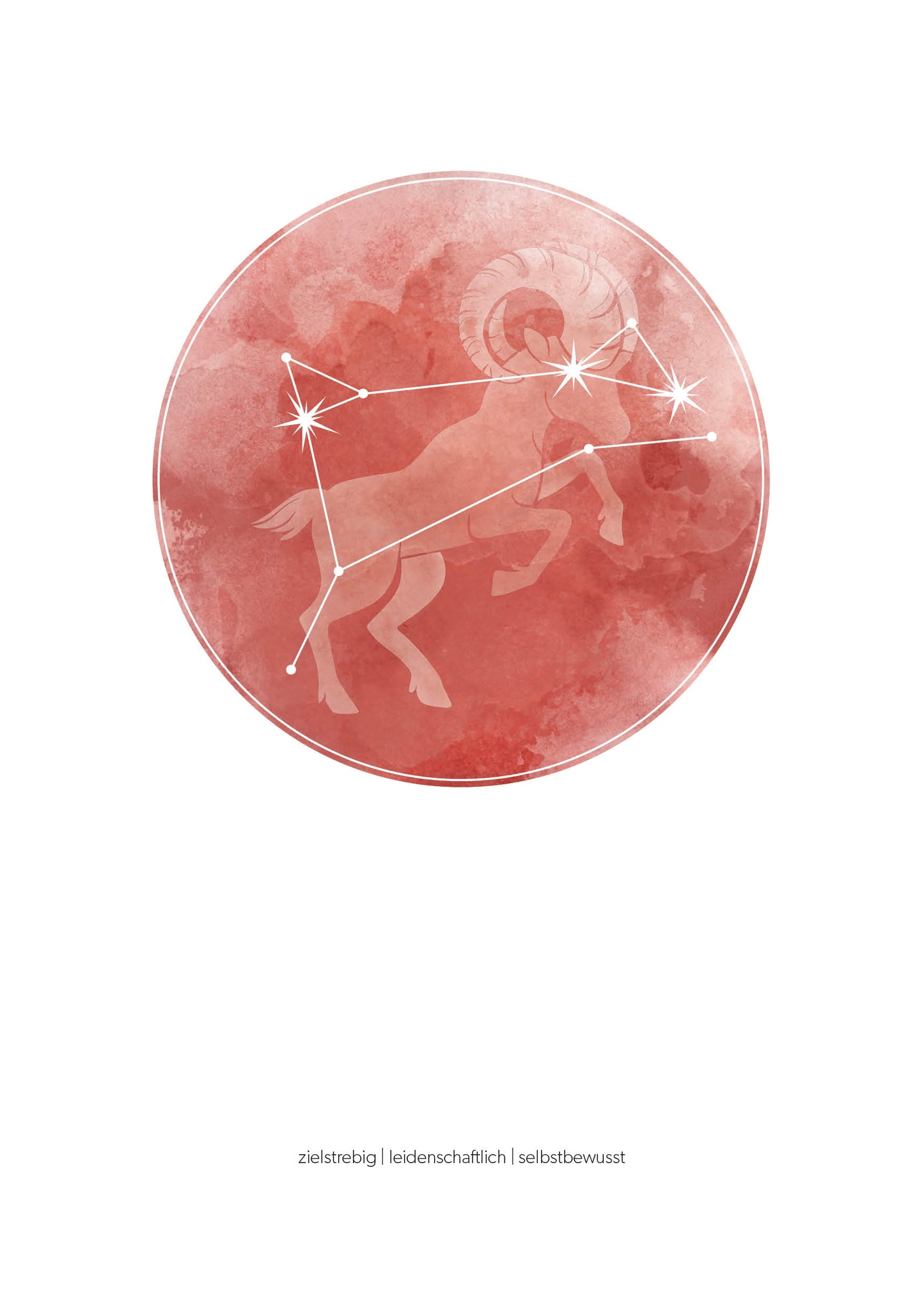 Widder Sternzeichenposter