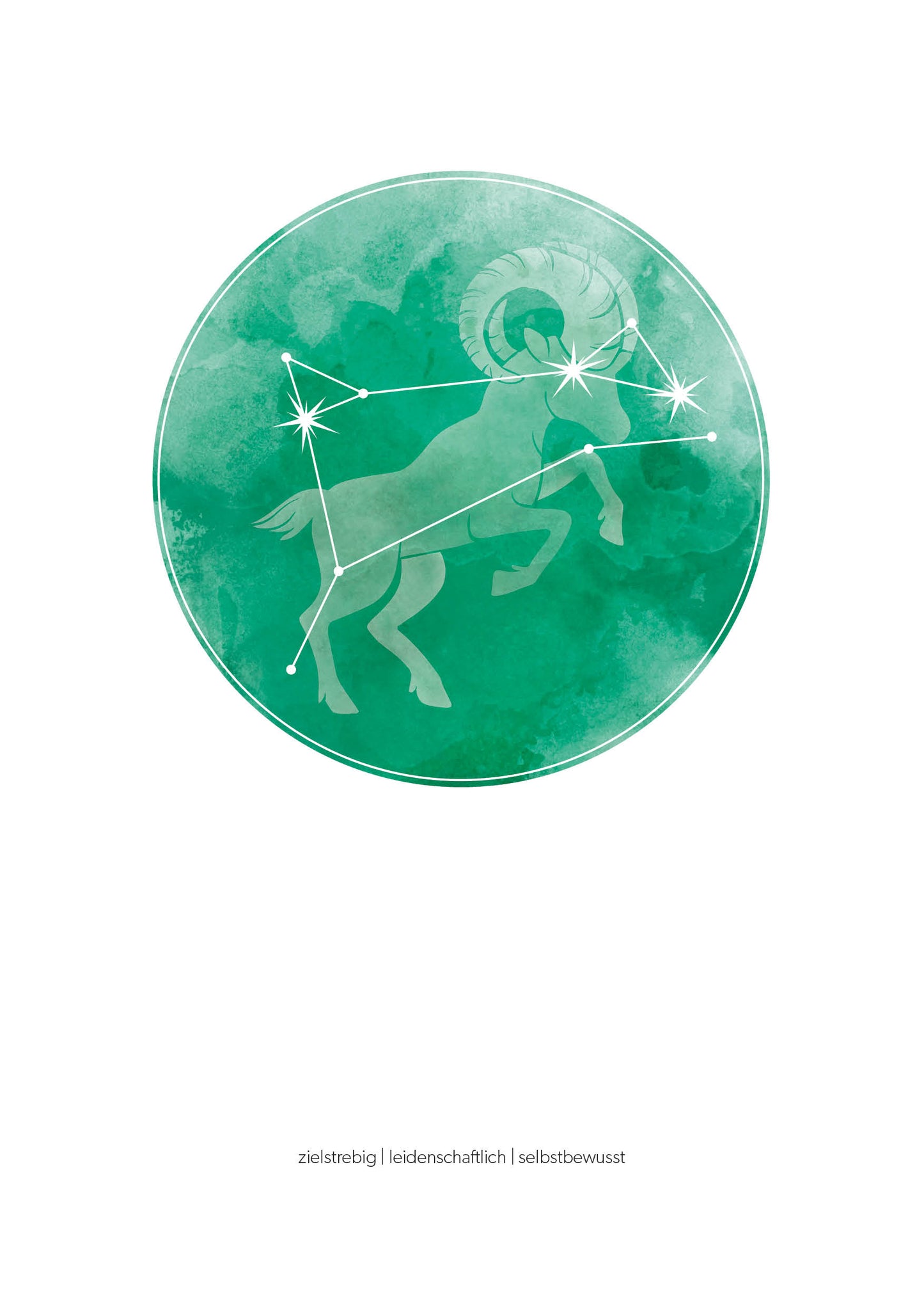 Widder Sternzeichenposter