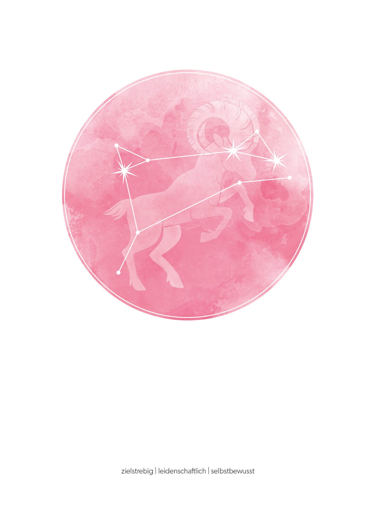 Widder Sternzeichenposter