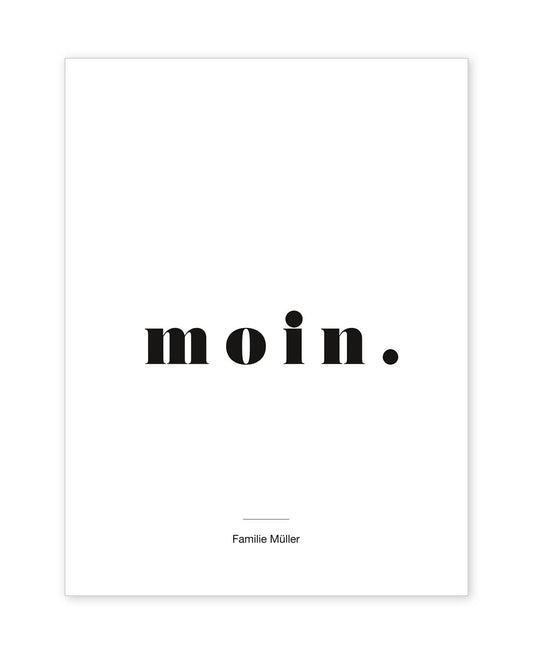 Moin. Poster