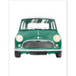Retro Mini Cooper Poster