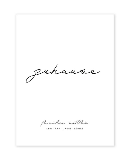 Zuhause Poster