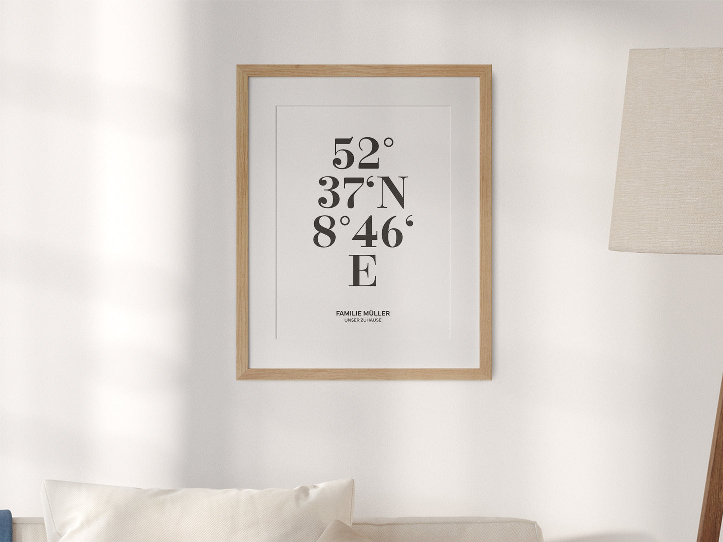 Koordinaten Poster