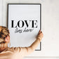 Love lives here Poster