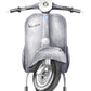 Retro Vespa Poster